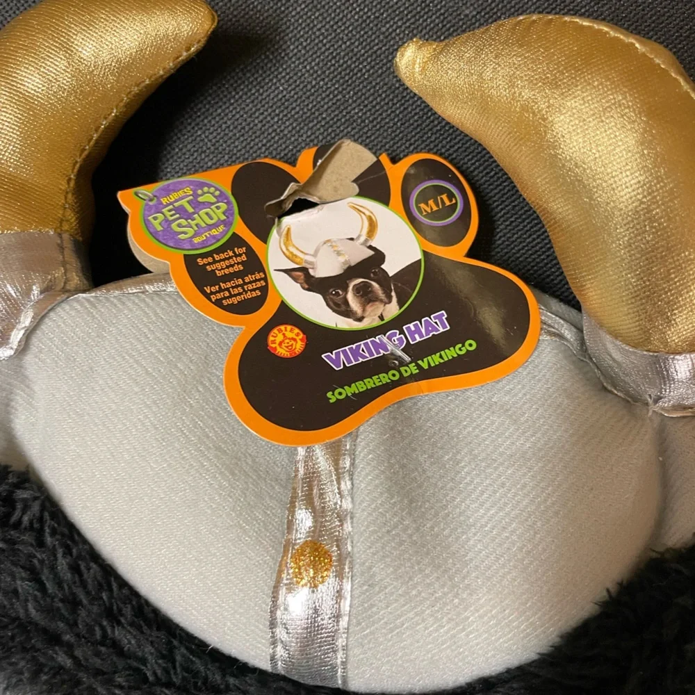 Dog outfit Viking hat